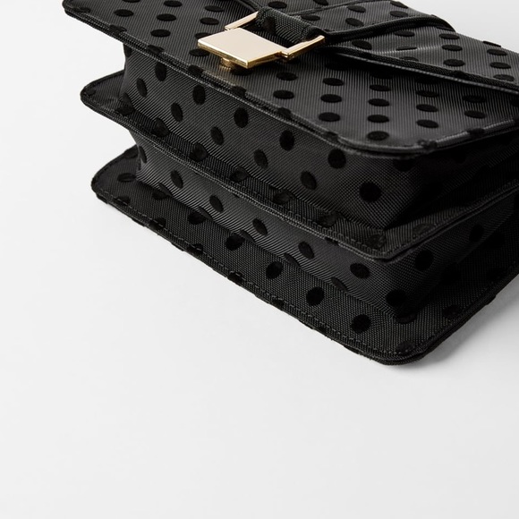 Zara Polka Dot Crossbody Bag - Picture 3 of 5